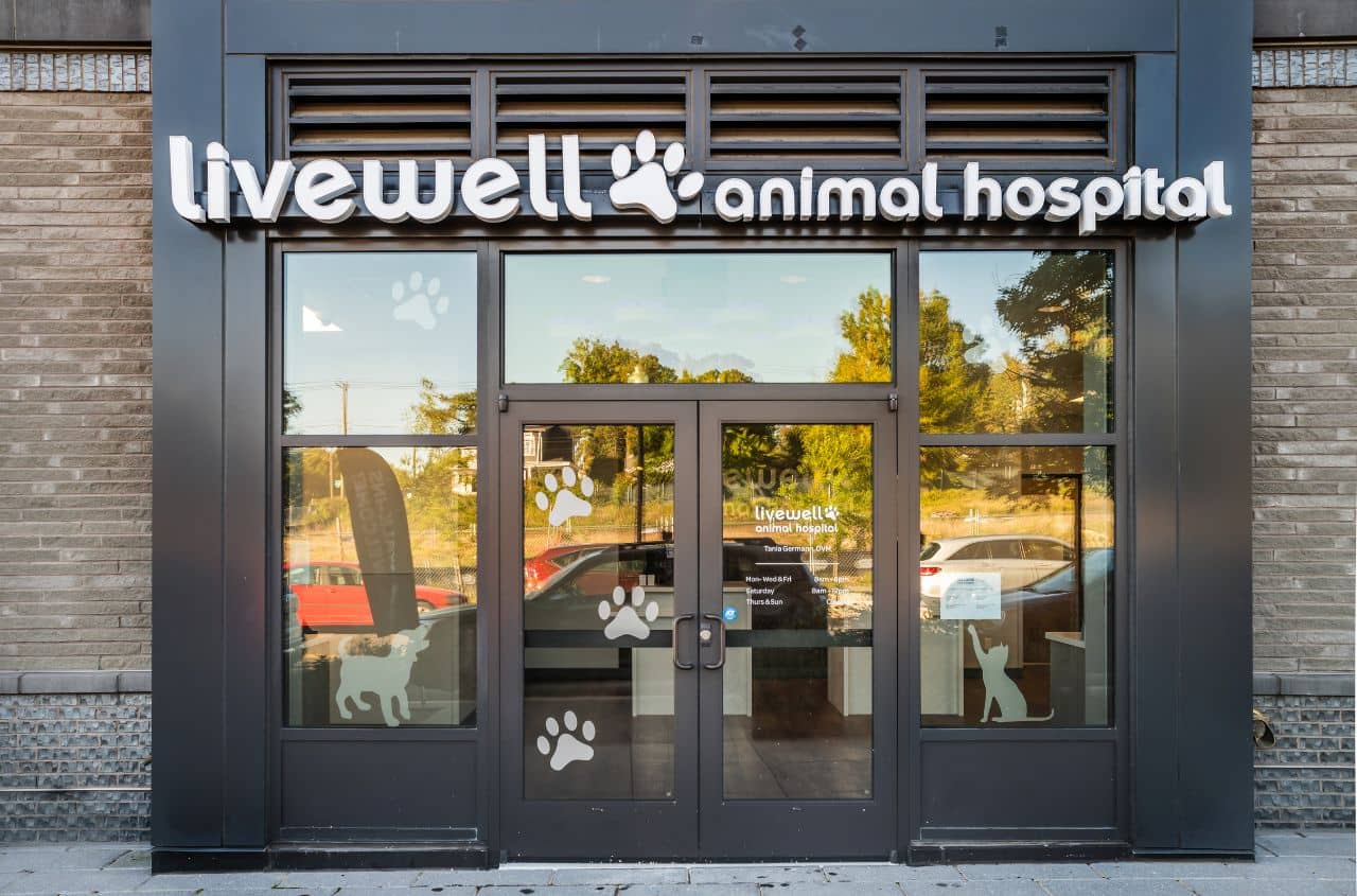 Livewell Animal Hospital at the Parks storefront